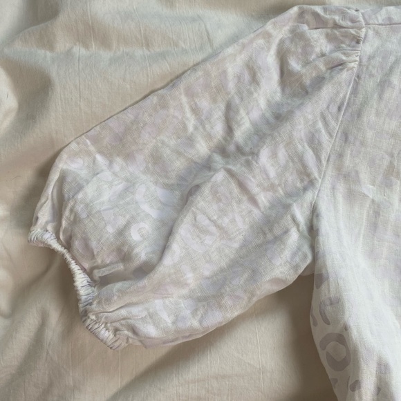 Beymen 100% Linen Jacquard Wrap Dress Size 34 (XS) - Picture 11 of 15